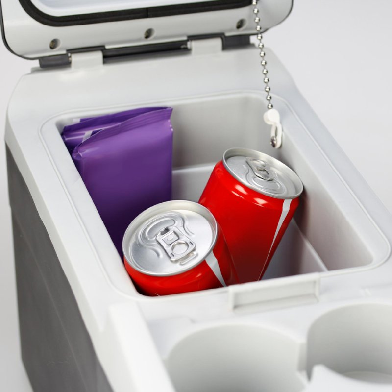 AEG koelbox 6 liter, warmhoudfunctie, 12V auto-aansluiting, zwart